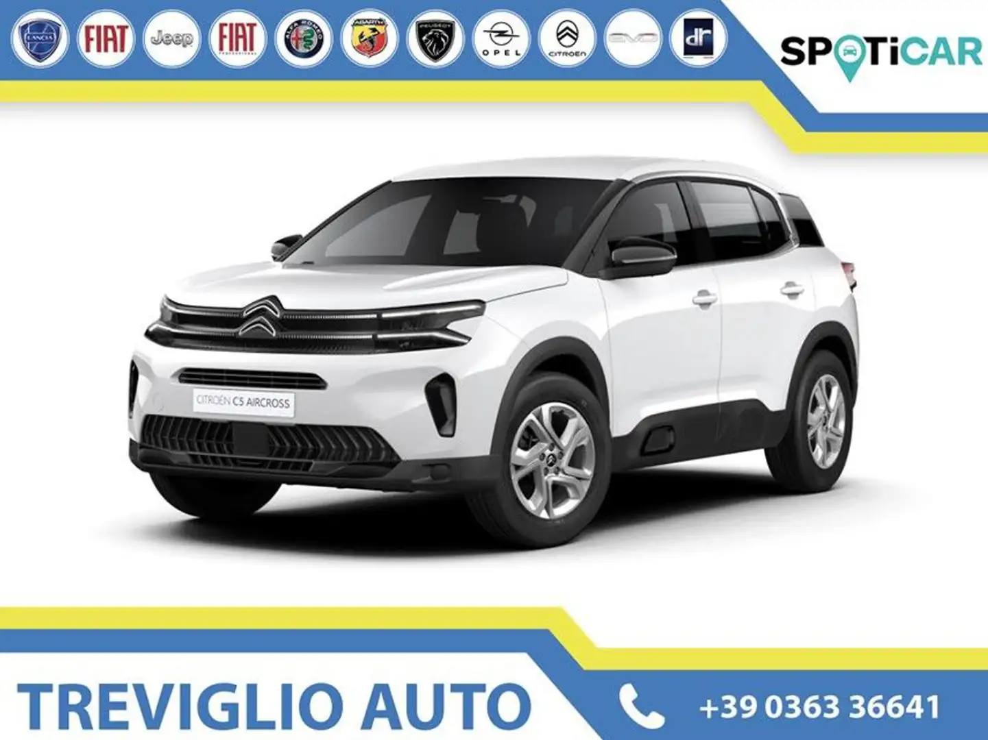 Citroen C5 Aircross Hybrid 136 e-DCS 6 YOU+PLUS+MAX+E-SERIES Bianco - 1