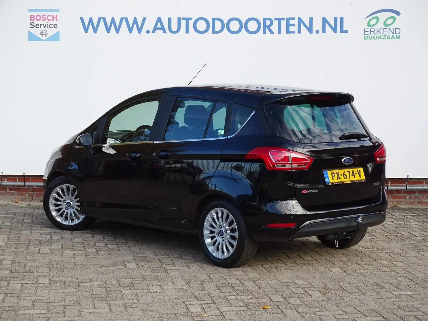 Ford B-Max 1.0 EcoBoost Titanium|Trekhaak|Leder|Navi Zwart - 2