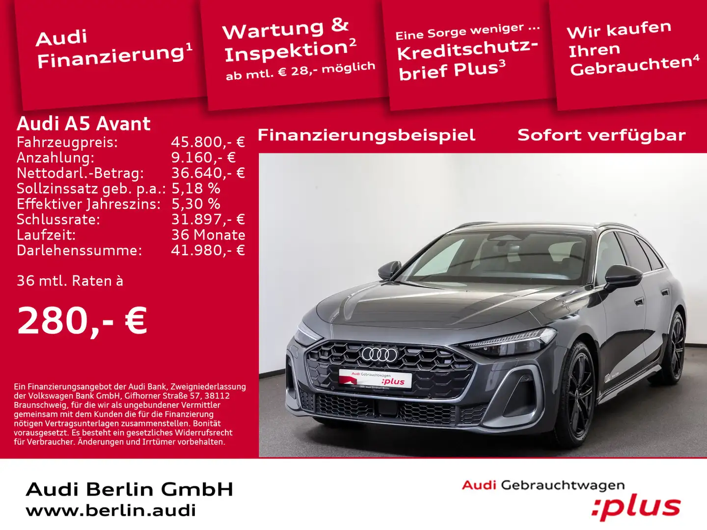 Audi A5 TFSI S tronic Vert - 1