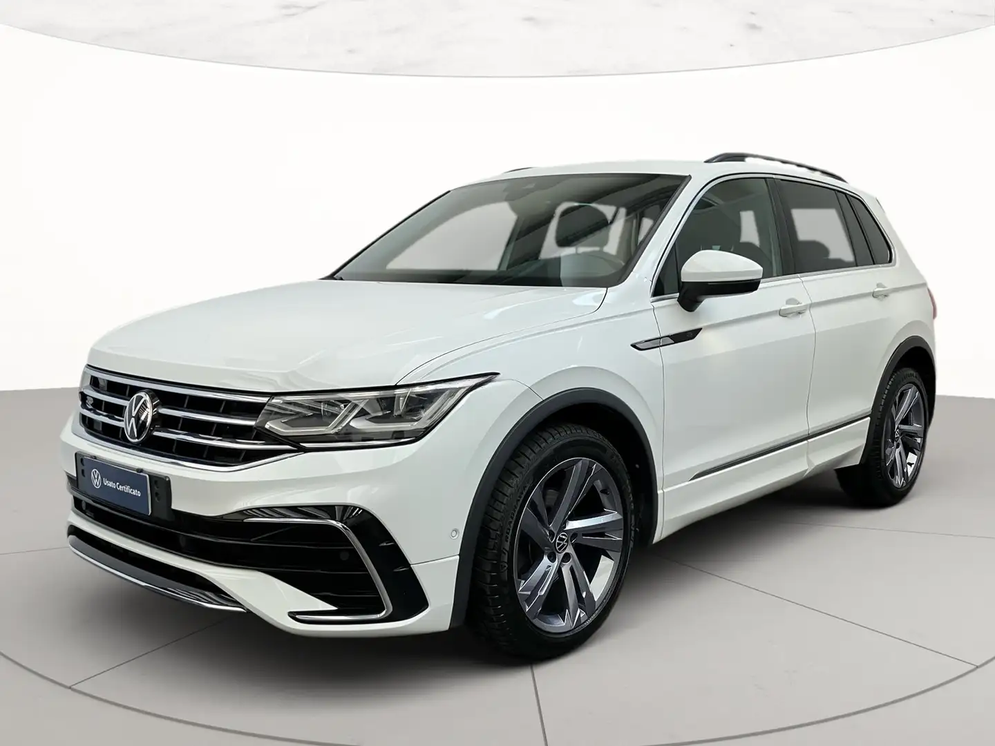 Volkswagen Tiguan 2.0 tdi r-line 150cv dsg Wit - 1