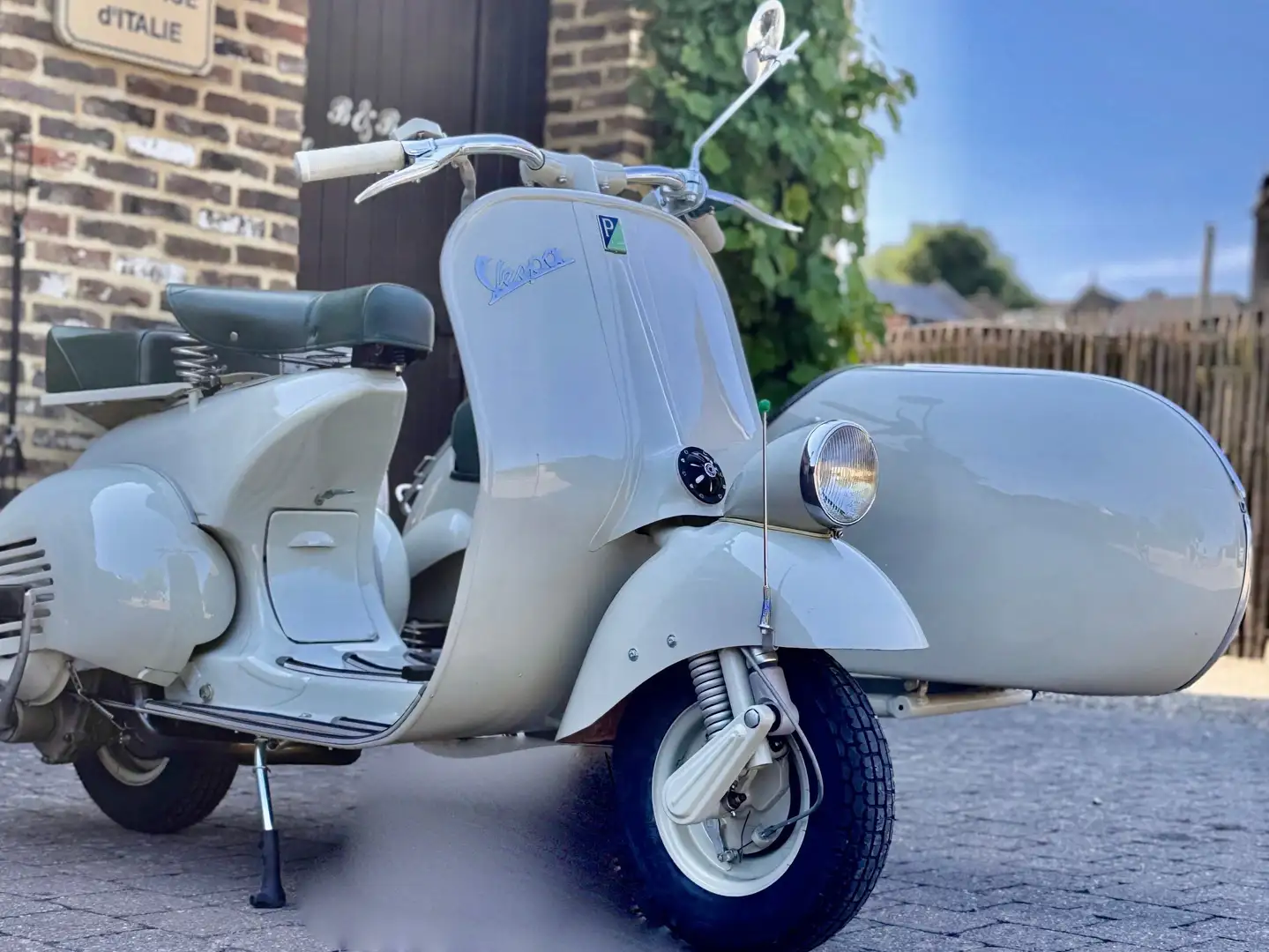 Vespa Faro basso met sidecar Beige - 2