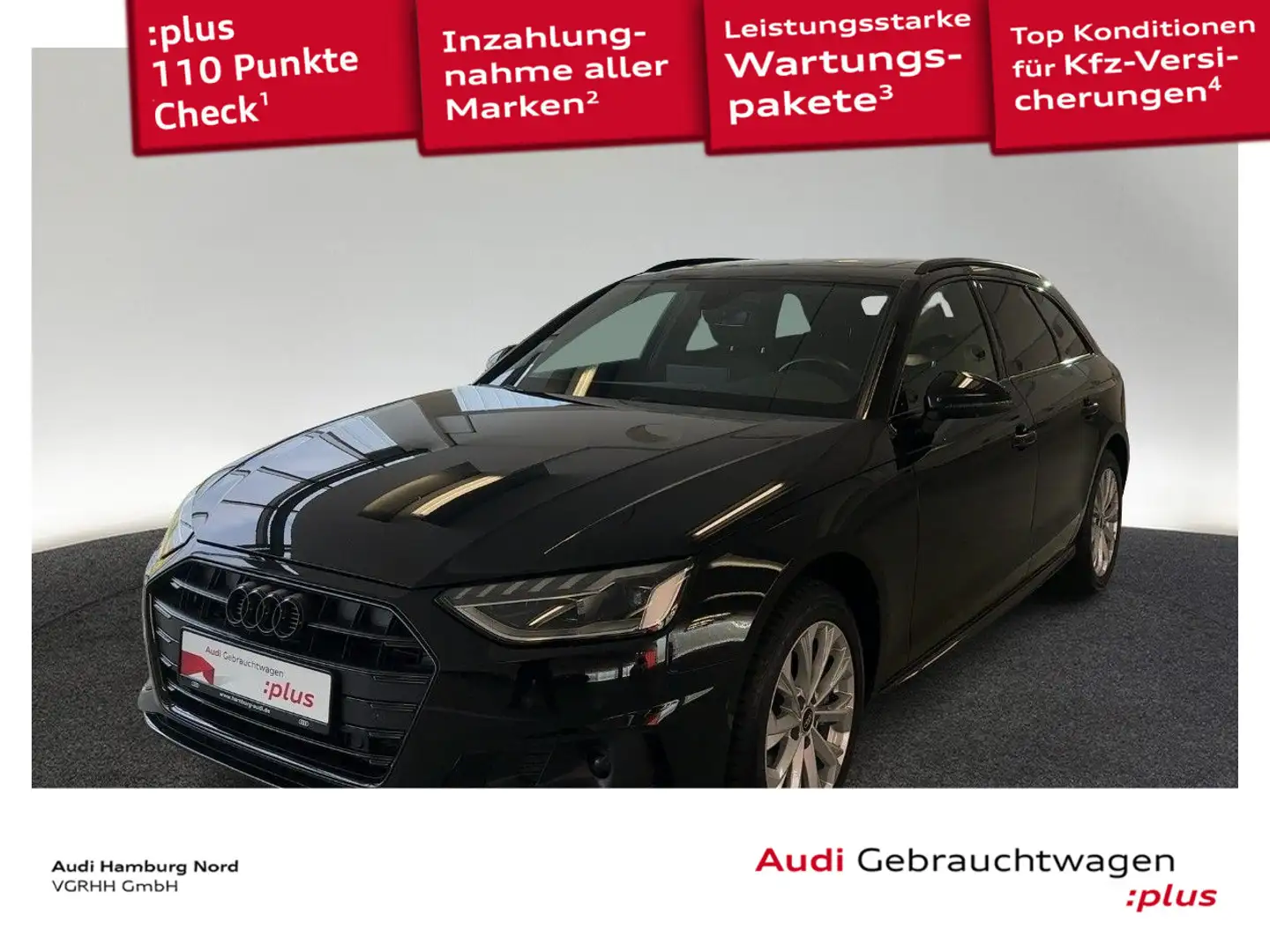 Audi A4 40 TDI S tronic Navi ACC Kamera Pano Schwarz - 1