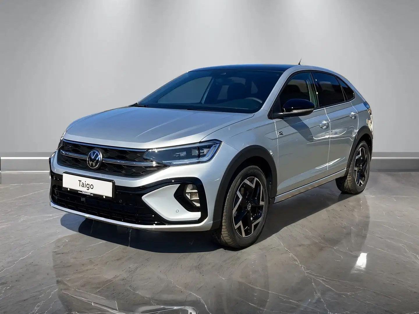 Volkswagen Taigo R-Line 1,5 l TSI OPF AHK+KAMERA+NAVI+LED+A Silber - 2