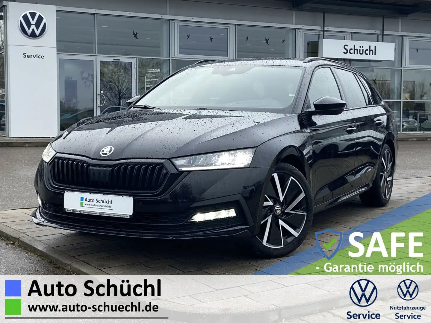 Skoda Octavia Combi 2.0 TSI DSG 4x4 Sportline AHK+NAVI Schwarz - 1