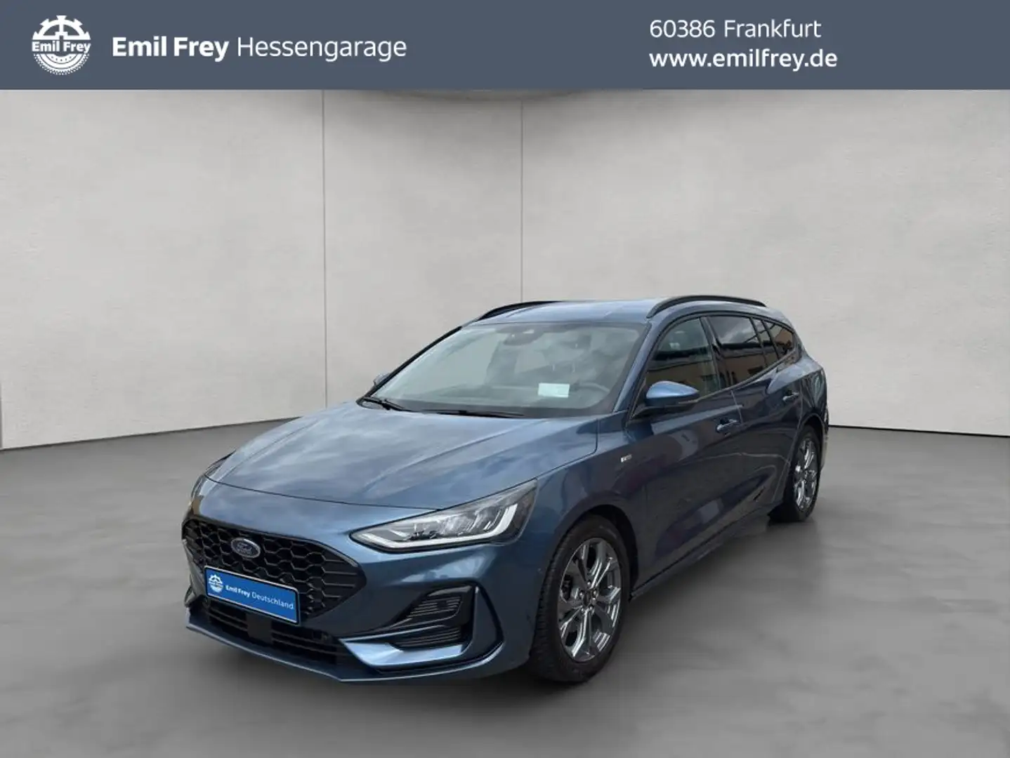 Ford Focus Turnier 1.0 EcoBoost Hybrid ST-LINE X Blau - 1