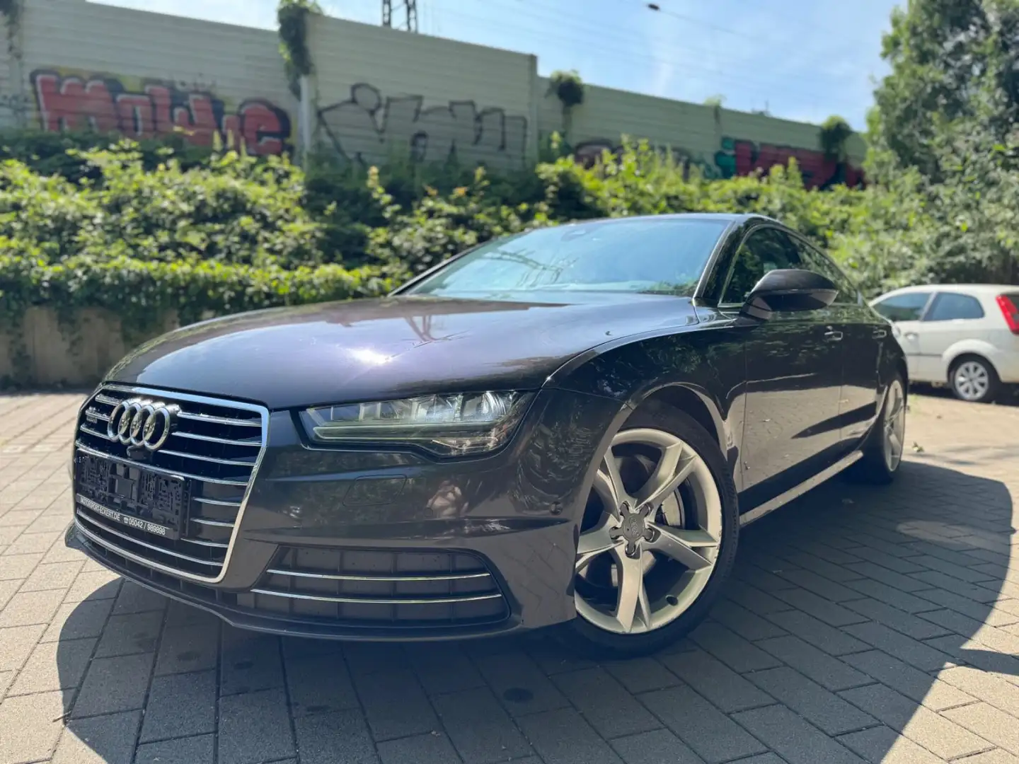 Audi A7 Sportback 3.0 QUATTRO S-LINE/H-UP/2xCAM*VOLL* Gris - 2
