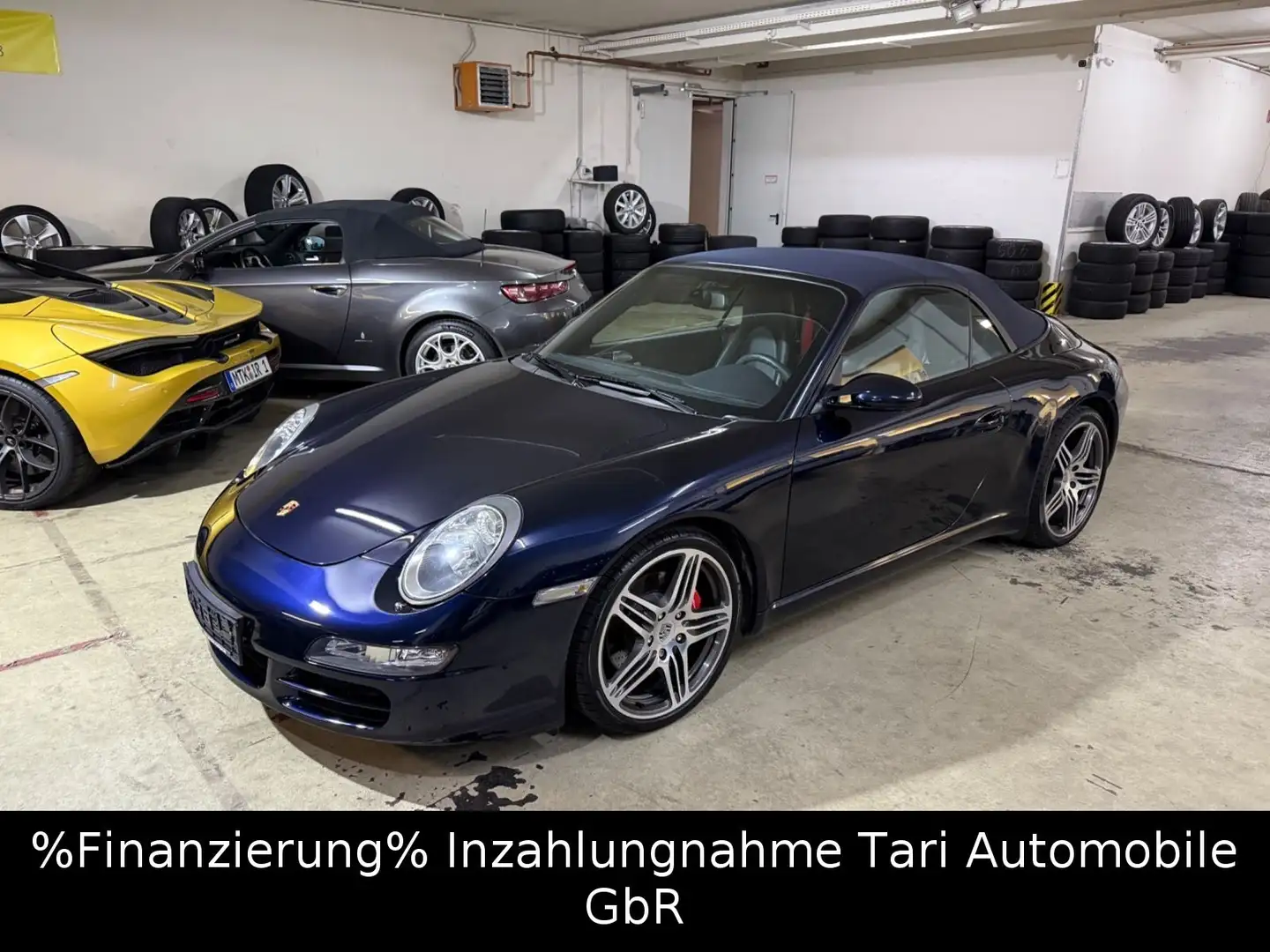Porsche 997 Carrera S Cabrio blau/blau SAGA,PZ-Scheckhef Blau - 2