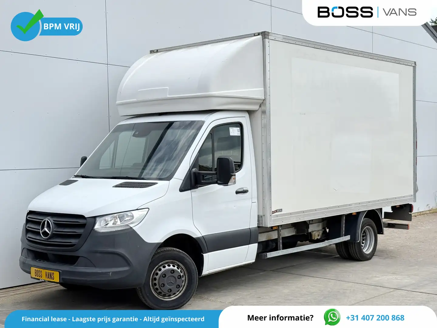 Mercedes-Benz Sprinter 514 2.2 CDI Dubbellucht Laadklep Airco Cruise Cont Wit - 1