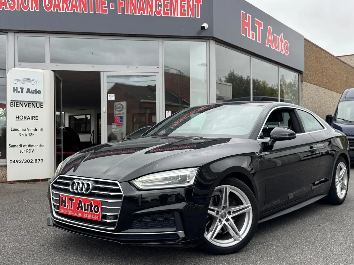 Audi A5 Coupé 2.0 TFSI/S-Line/Etat neuf/Garantie 12 mois! Nero - 1