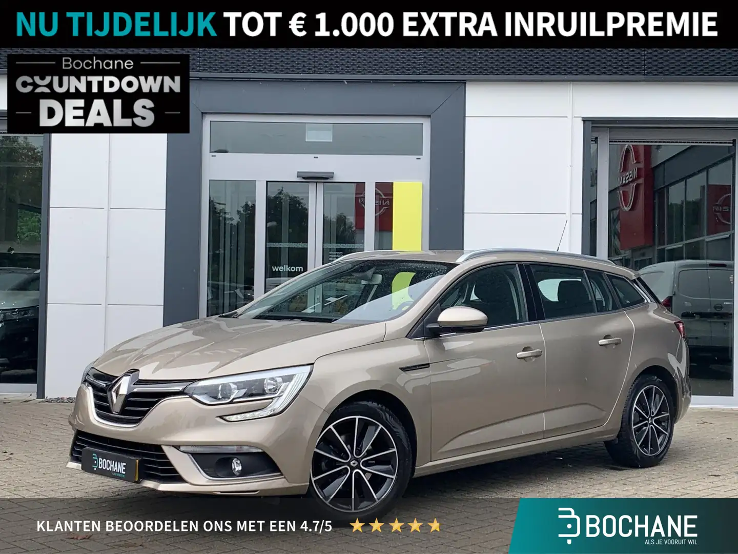 Renault Megane Estate 1.2 TCe Limited | Parkeersensoren | Trekhaa Beige - 1