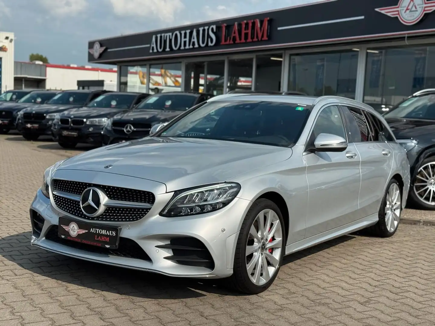 Mercedes-Benz C 300 T d 4Matic 9G-TRONIC"AMG-LINE"LED*AHK*KAMER Srebrny - 2