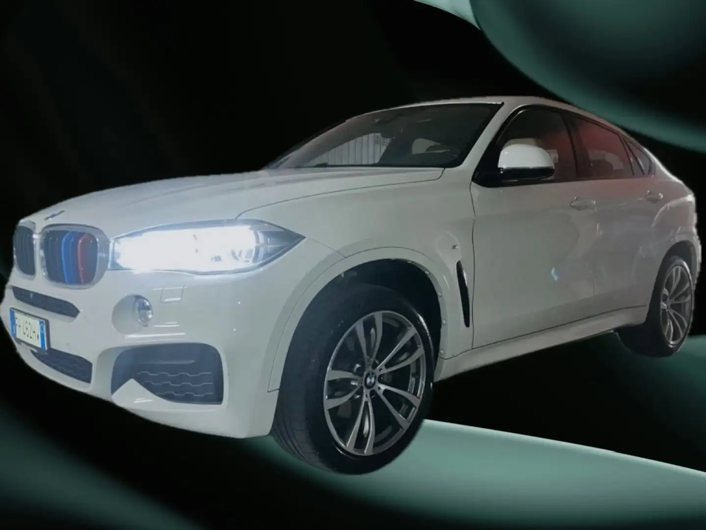 BMW X6 X6 F16xdrive30d Msport 249cv auto Bianco - 2