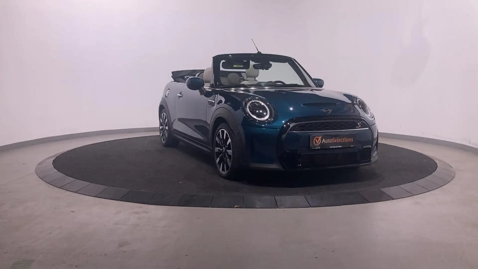 MINI Cooper S Cabrio Side Walk Leder/Xenon/Navi Bleu - 2