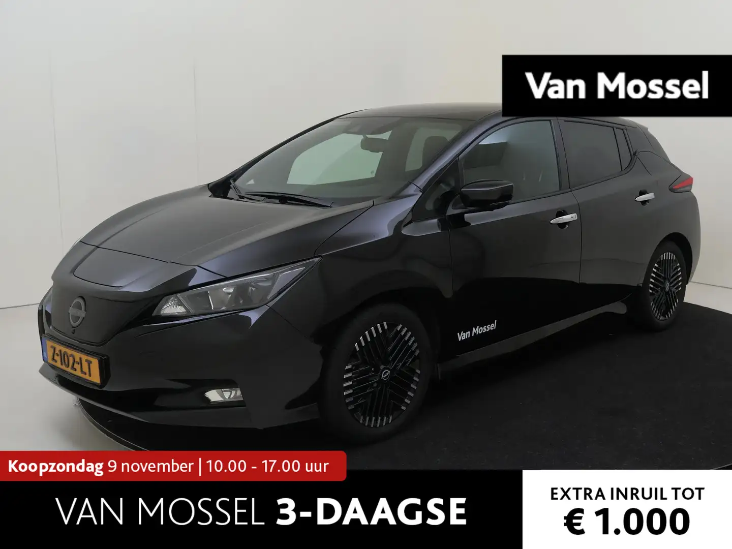 Nissan Leaf N-Connecta 39 kWh 122PK | Adaptive Cruise Control Zwart - 1