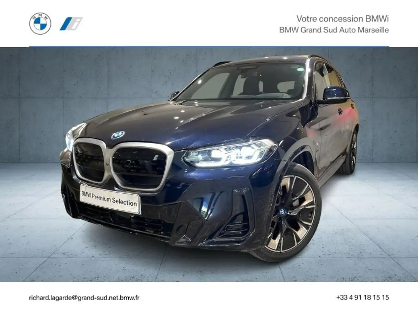 BMW iX3 M sport 286ch Impressive Noir - 1