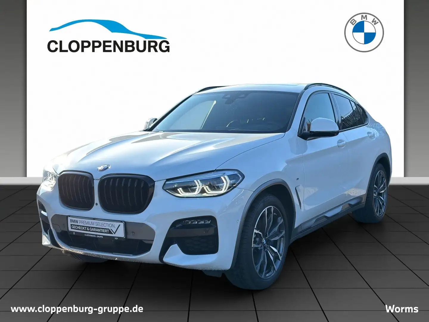 BMW X4 xDrive30d M Sport X Head-Up+AHK+Navi+Pano+BT Weiß - 1