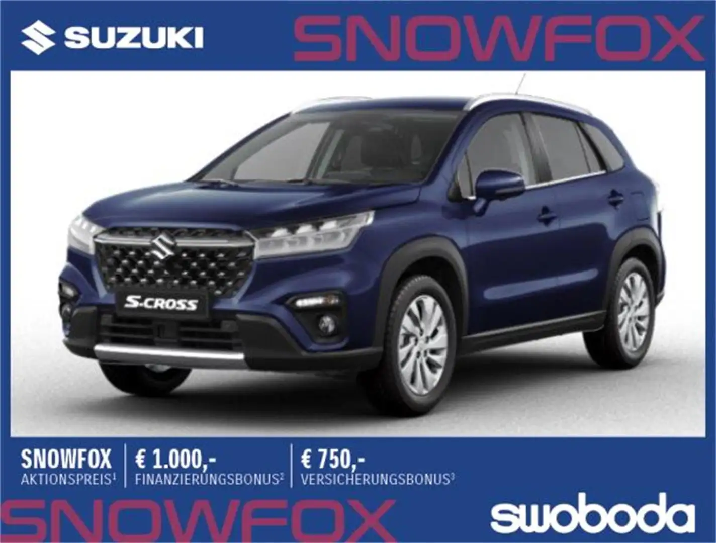 Suzuki S-Cross 1.4 GL+ HYBRID ALLGRIP L3V01 Shine Bleu - 1