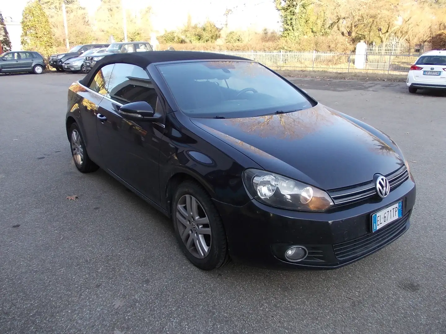 Volkswagen Golf Golf VI 2008 CABRIO 1.6 tdi 105cv Schwarz - 2