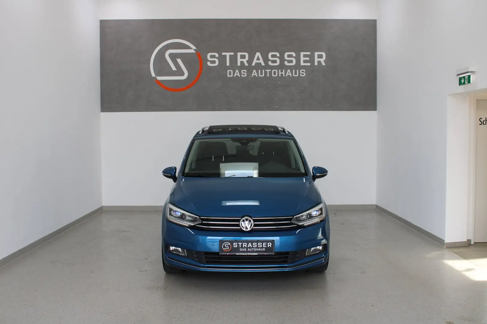 Volkswagen Touran Highline TDI SCR DSG Blau - 2