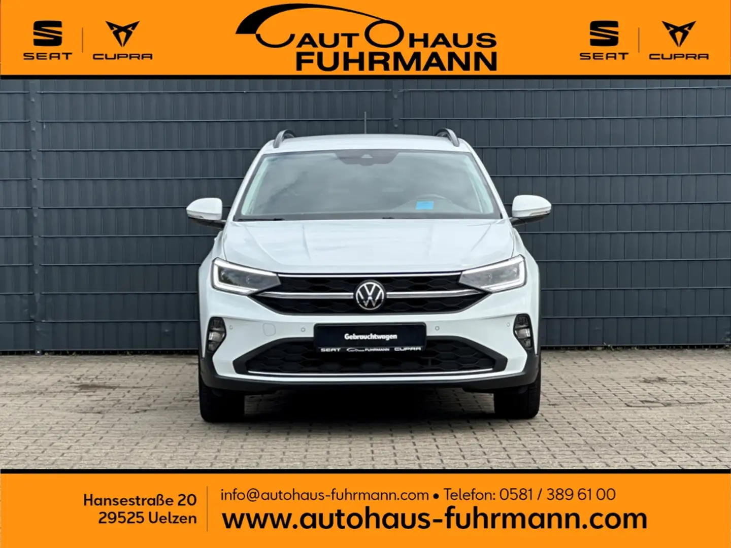 Volkswagen Taigo Life 1.0 TSI DSG AHK/MATRIX/NAV/SHZ/ALLWETTER Weiß - 2