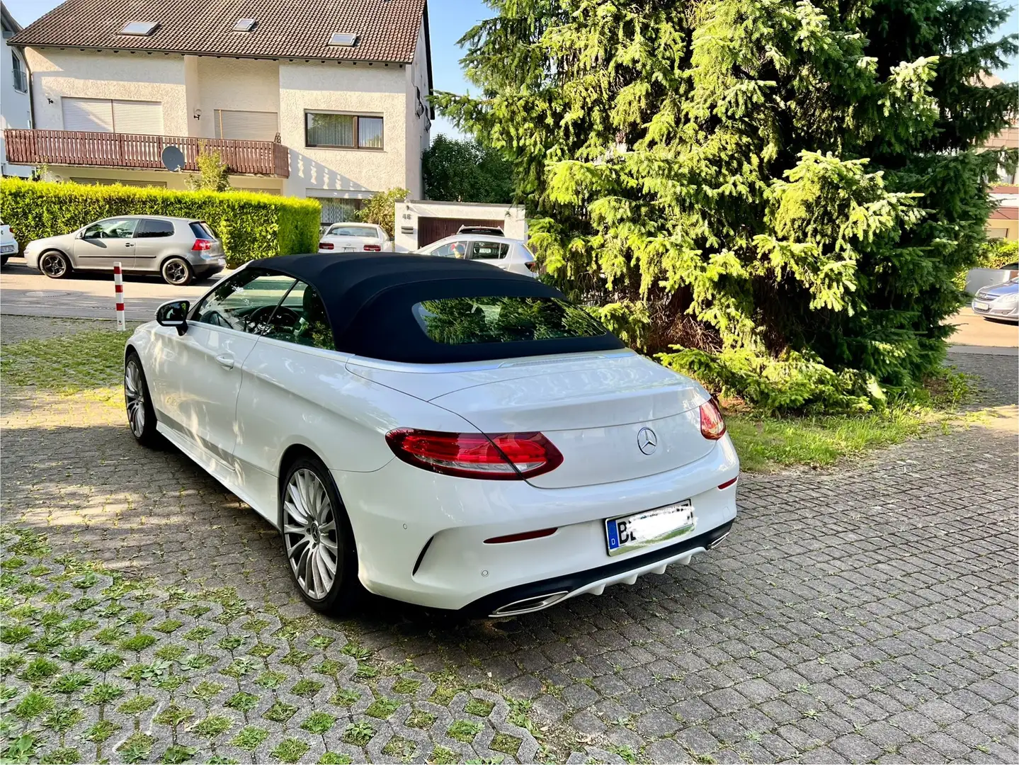 Mercedes-Benz C 200 C 200 Cabrio 9G-TRONIC AMG Line Cam/ AIRCAP Weiß - 2