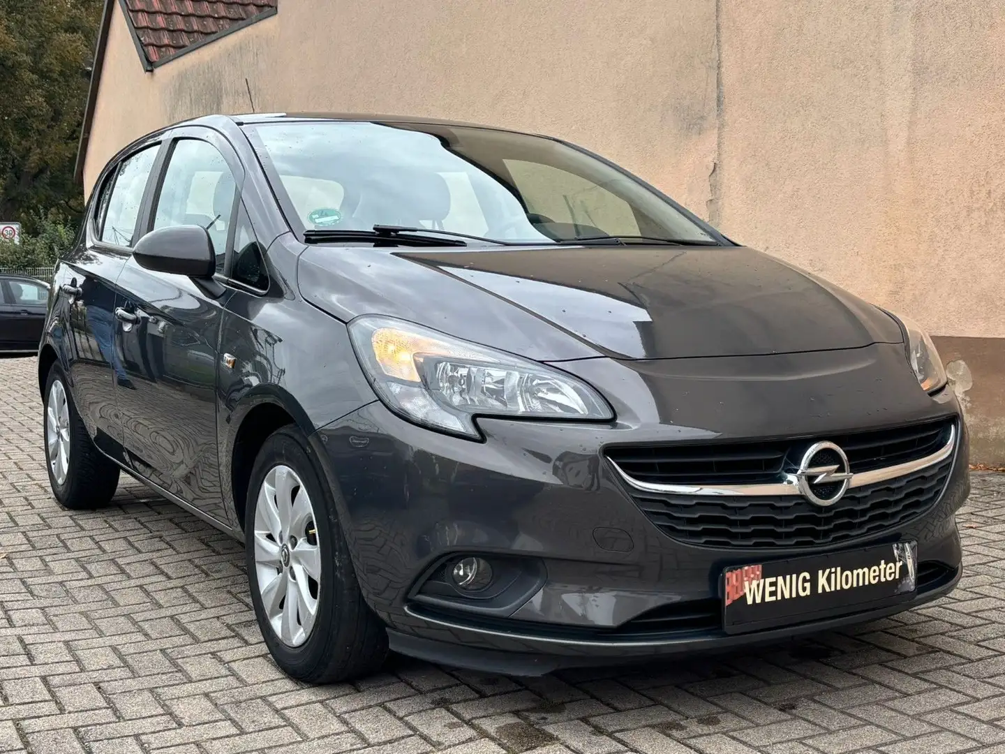 Opel Corsa E Edition Klima TÜV NEU Gris - 2
