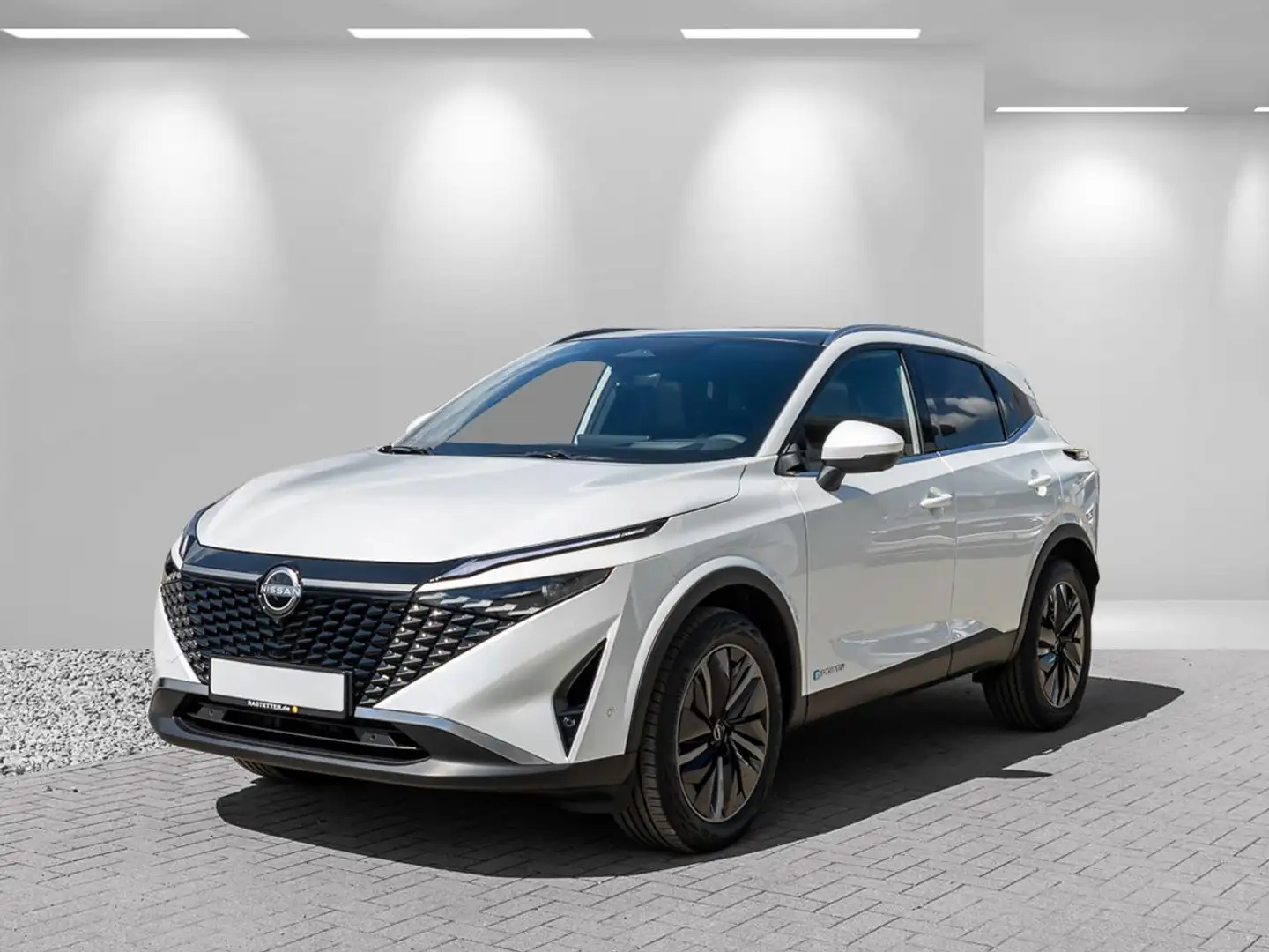 Nissan Qashqai e-POWER tekna facelift+Leder+Pano+Matrix+HUD+ProPi Weiß - 2