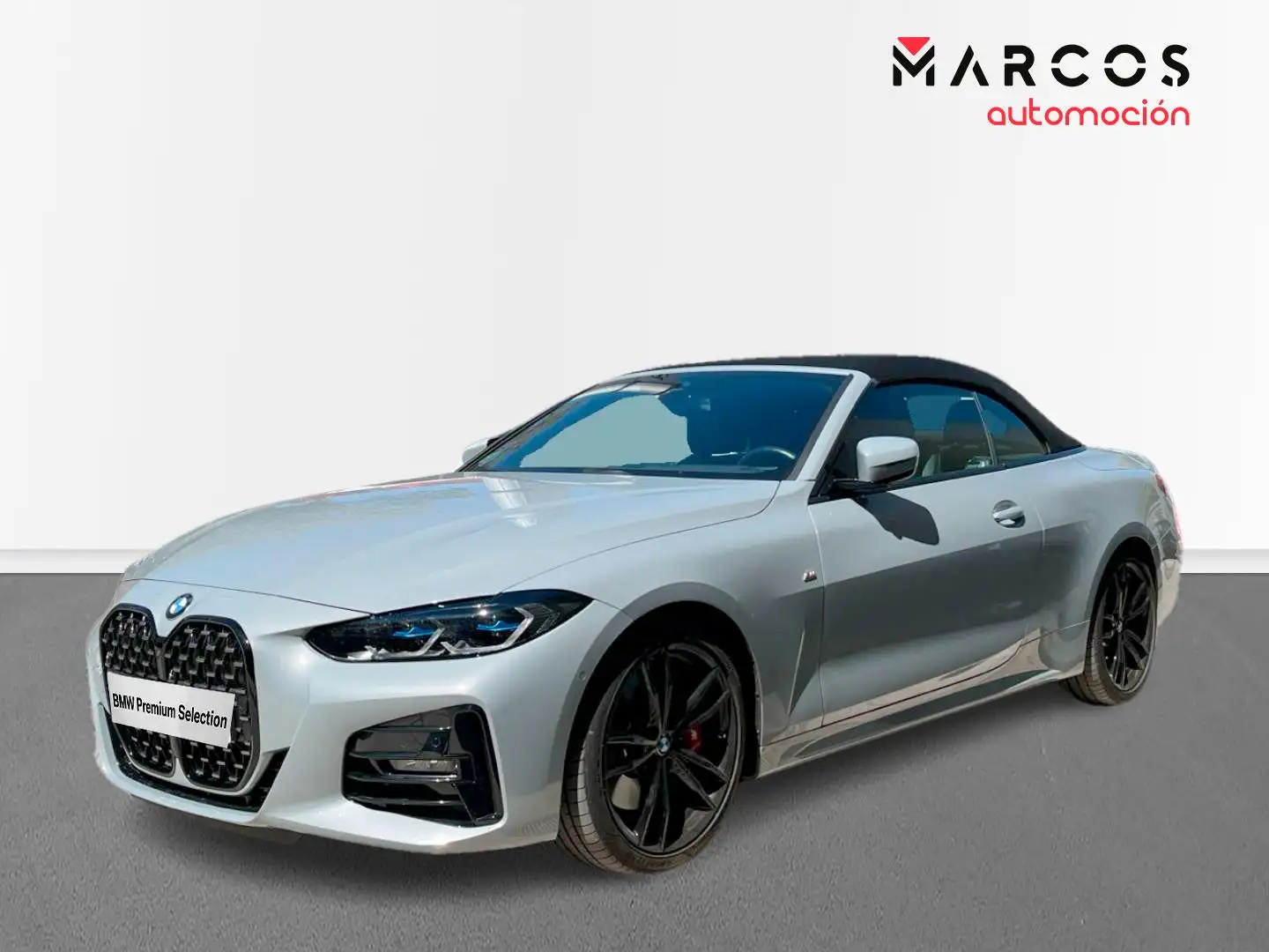 BMW 420 420d Cabrio Gris - 1