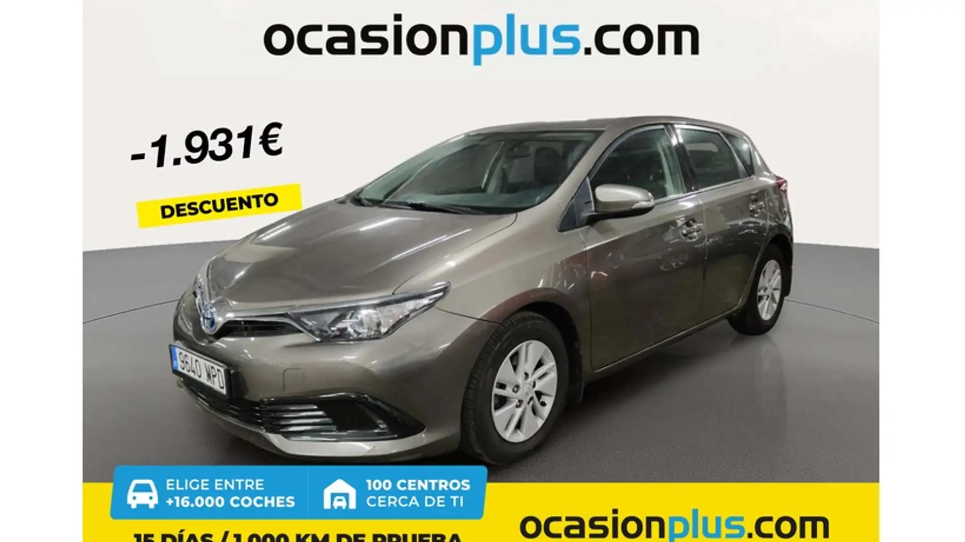 Toyota Auris hybrid 140H Advance Gris - 1