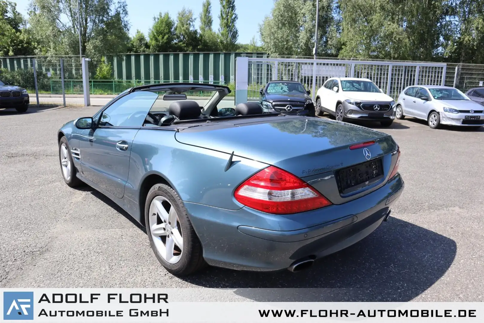 Mercedes-Benz SL 350 V6 Autom. Panoramadach. Leder. Klimaaut. SHZ. PDC. Blau - 2