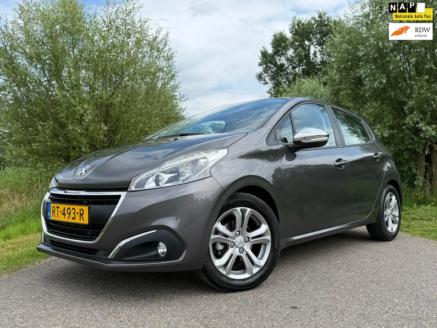 Peugeot 208 1.2 PureTech Blue Lion 5DRS AIRCO NAVI PDC Cruise Grijs - 1