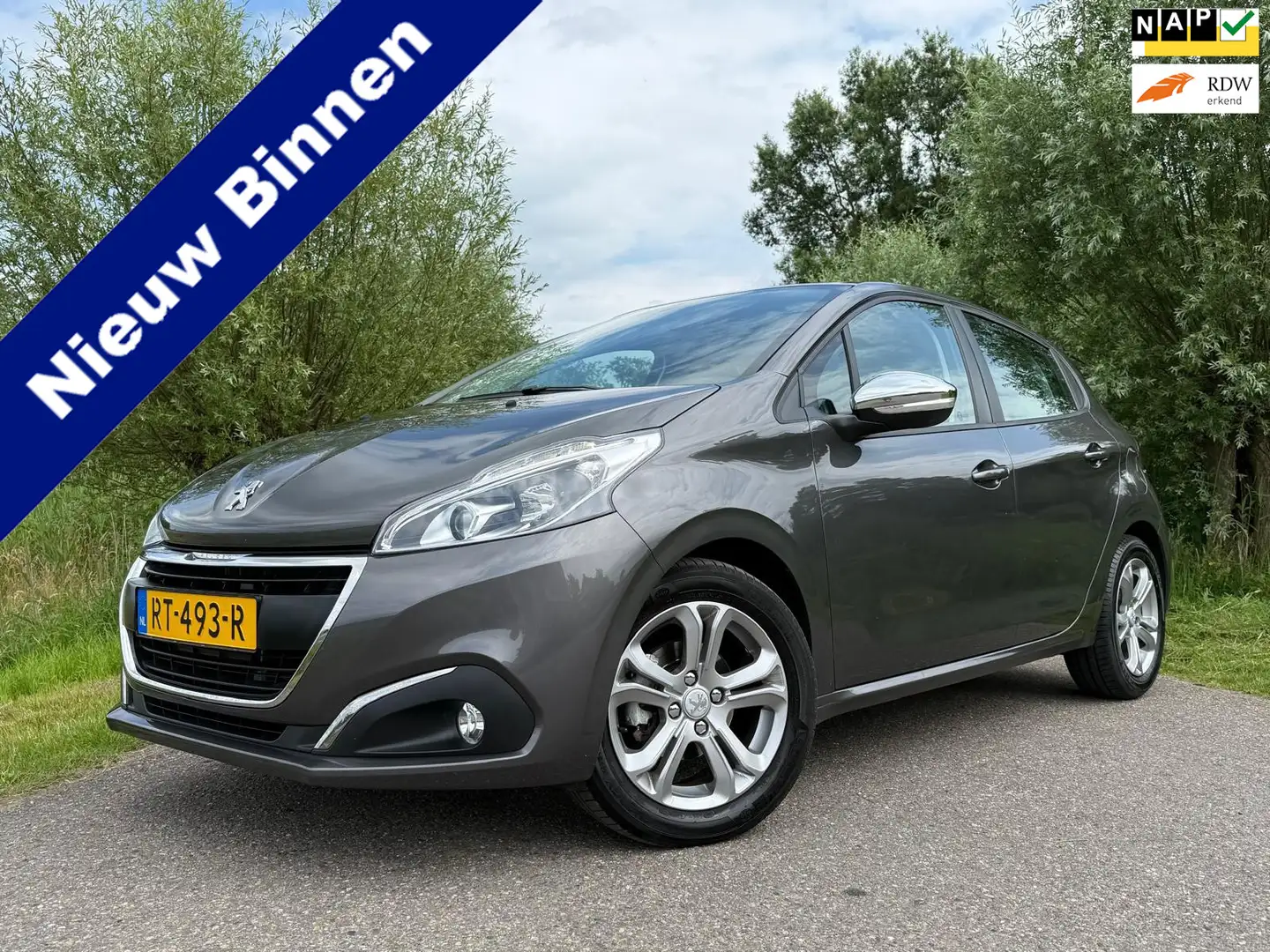 Peugeot 208 1.2 PureTech Blue Lion 5DRS AIRCO NAVI PDC Cruise Gris - 1