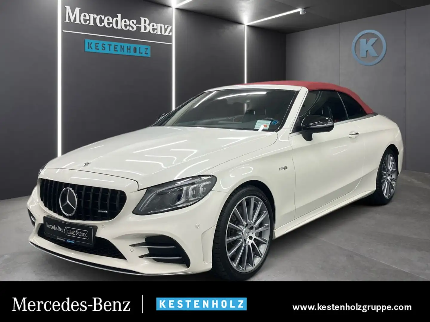 Mercedes-Benz C 43 AMG Cab. 4M Perf-Abgas Multibeam Burmester 9G Weiß - 1