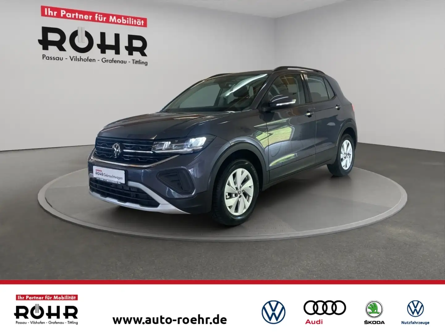 Volkswagen T-Cross Life 1.0 TSI BMT DSG (Garantie 03/2029.SHZ.ACC.EPH Grau - 1