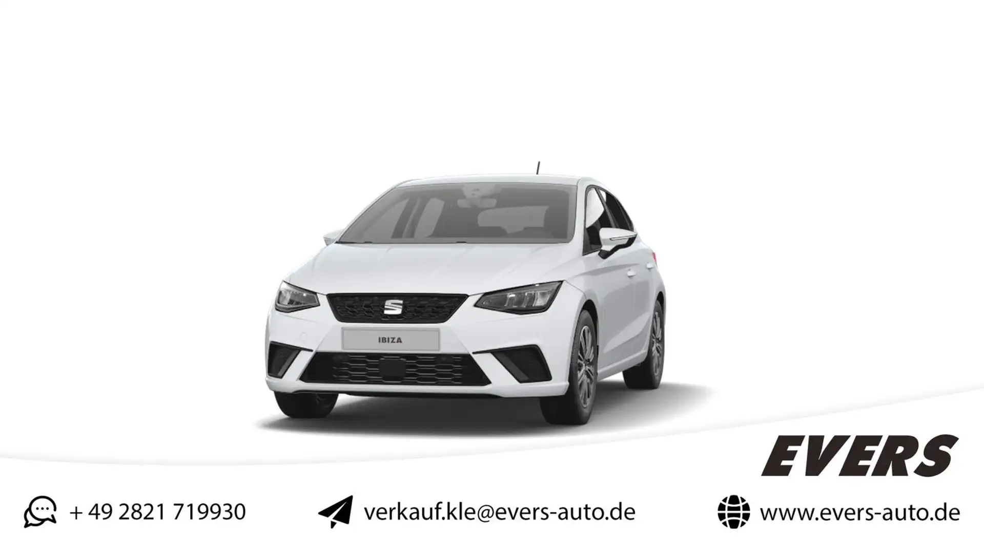 SEAT Ibiza 1.0 TSI Road Ed. NAVI KAMERA SHZ KEYLESS Blanc - 1