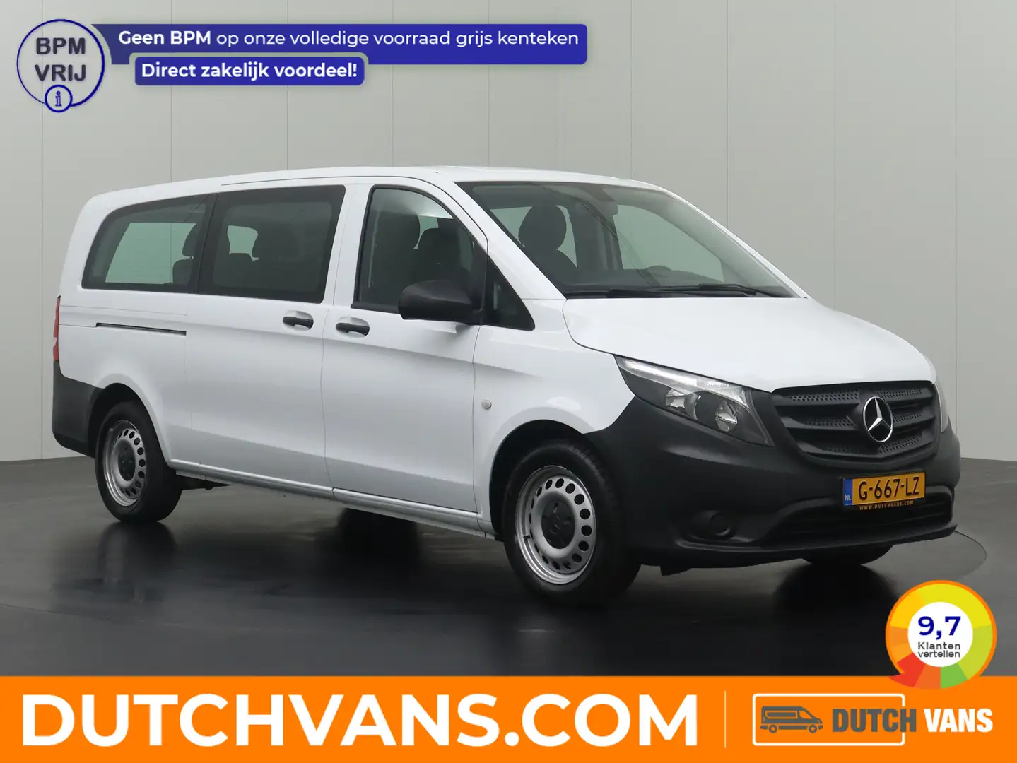 Mercedes-Benz Vito 114BlueTEC 7G-Tronic Automaat Personenbus | 9-Pers Wit - 1
