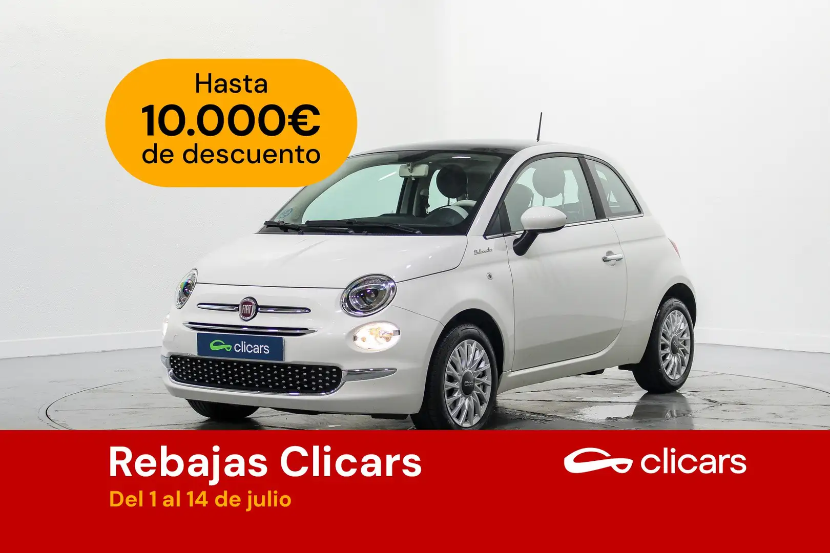 Fiat 500 1.0 Hybrid Dolcevita 52kW Blanco - 1