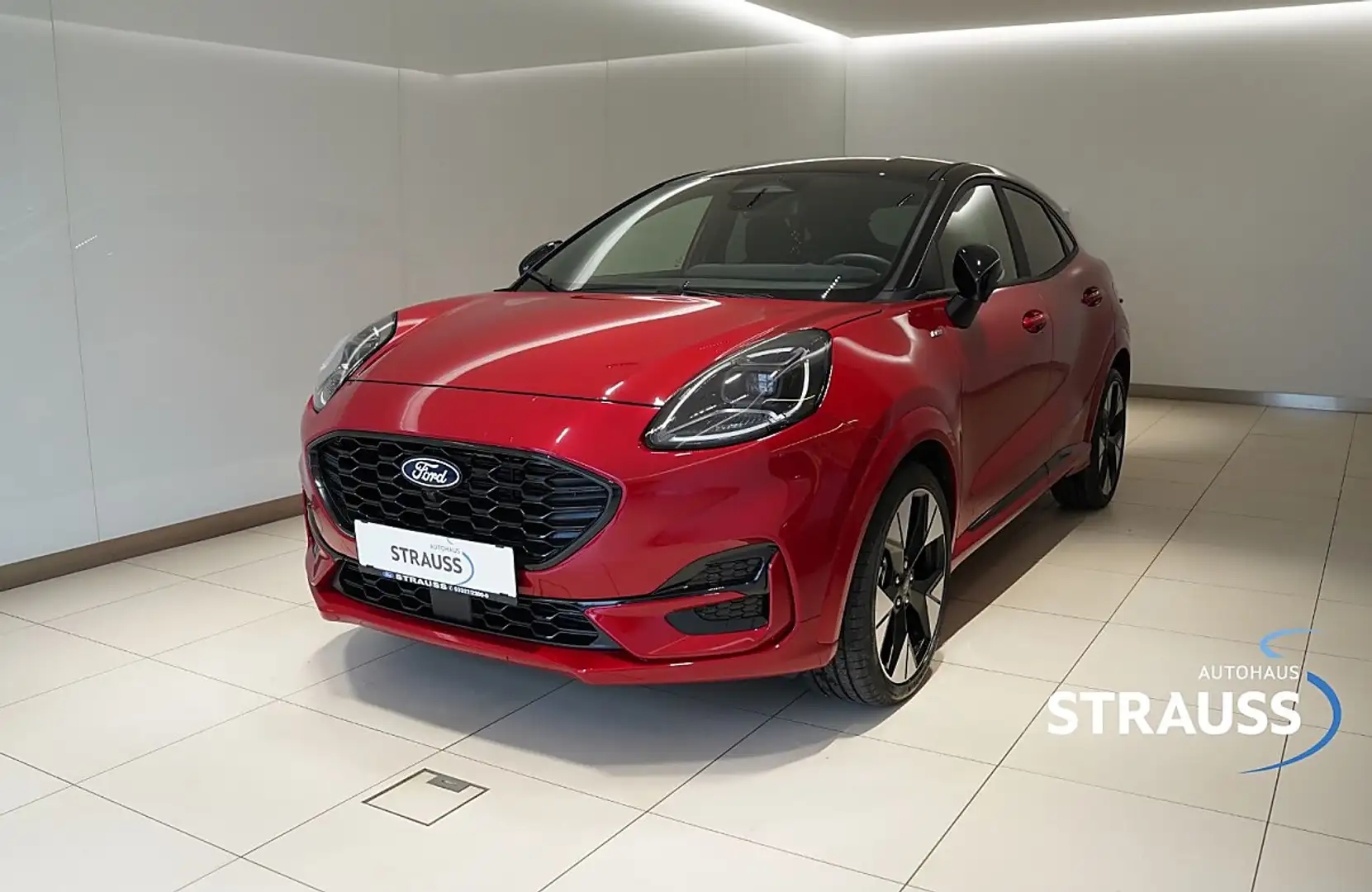 Ford Puma 1,0 EcoBoost MHEV ST-Line Aut. Rot - 1