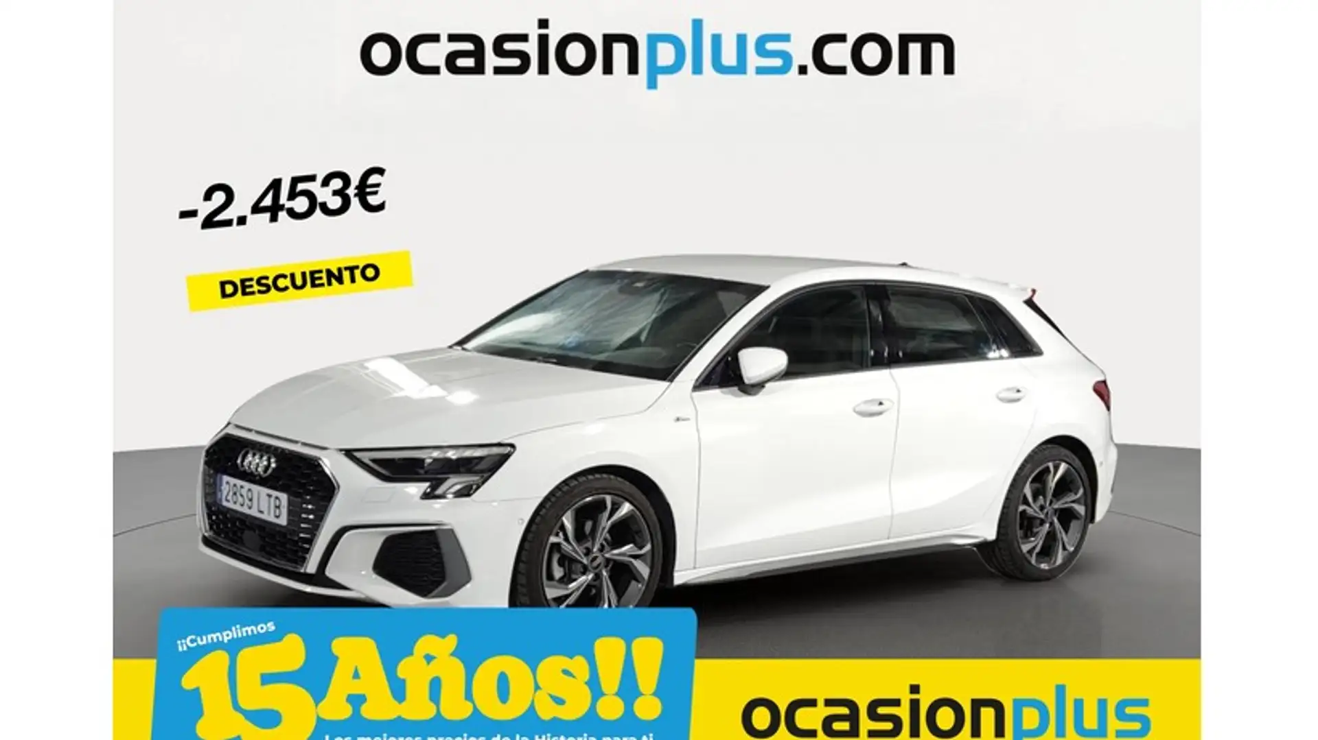 Audi A3 Sportback 35 TFSI S line S tronic Blanc - 1