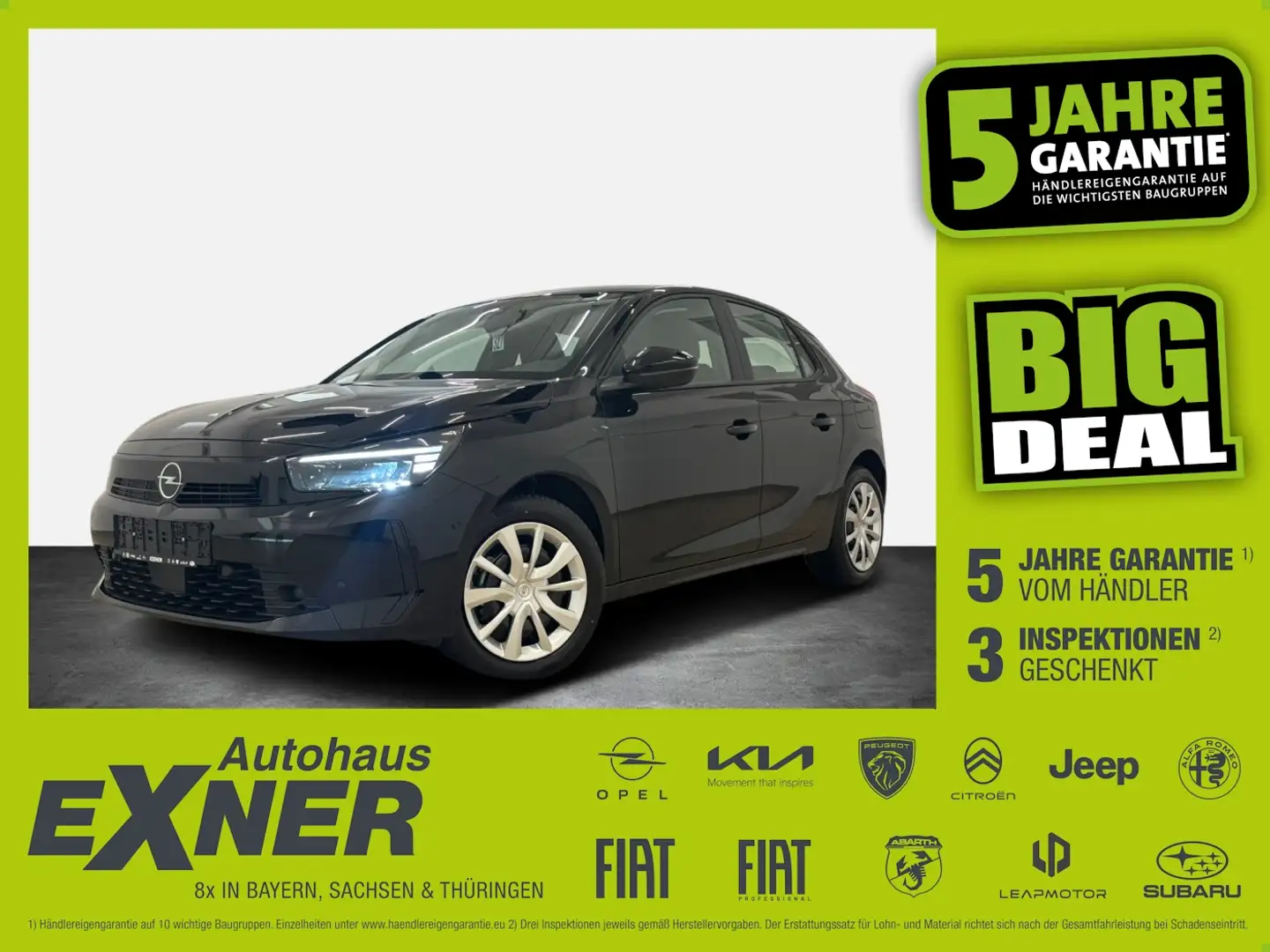 Opel Corsa F 1.2 Klimaanlage, LED, Sitzheizung Schwarz - 1