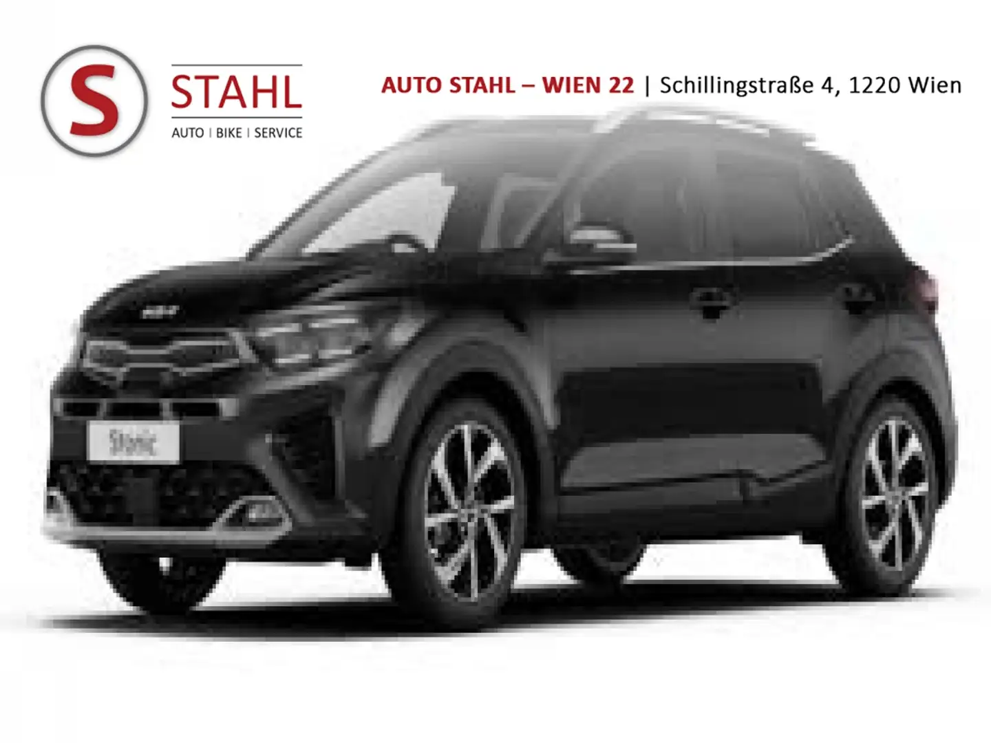 Kia Stonic STONIC/SILBER/1.0 TGDI/MT6/100/MY25|Auto Stahl W22 Schwarz - 1
