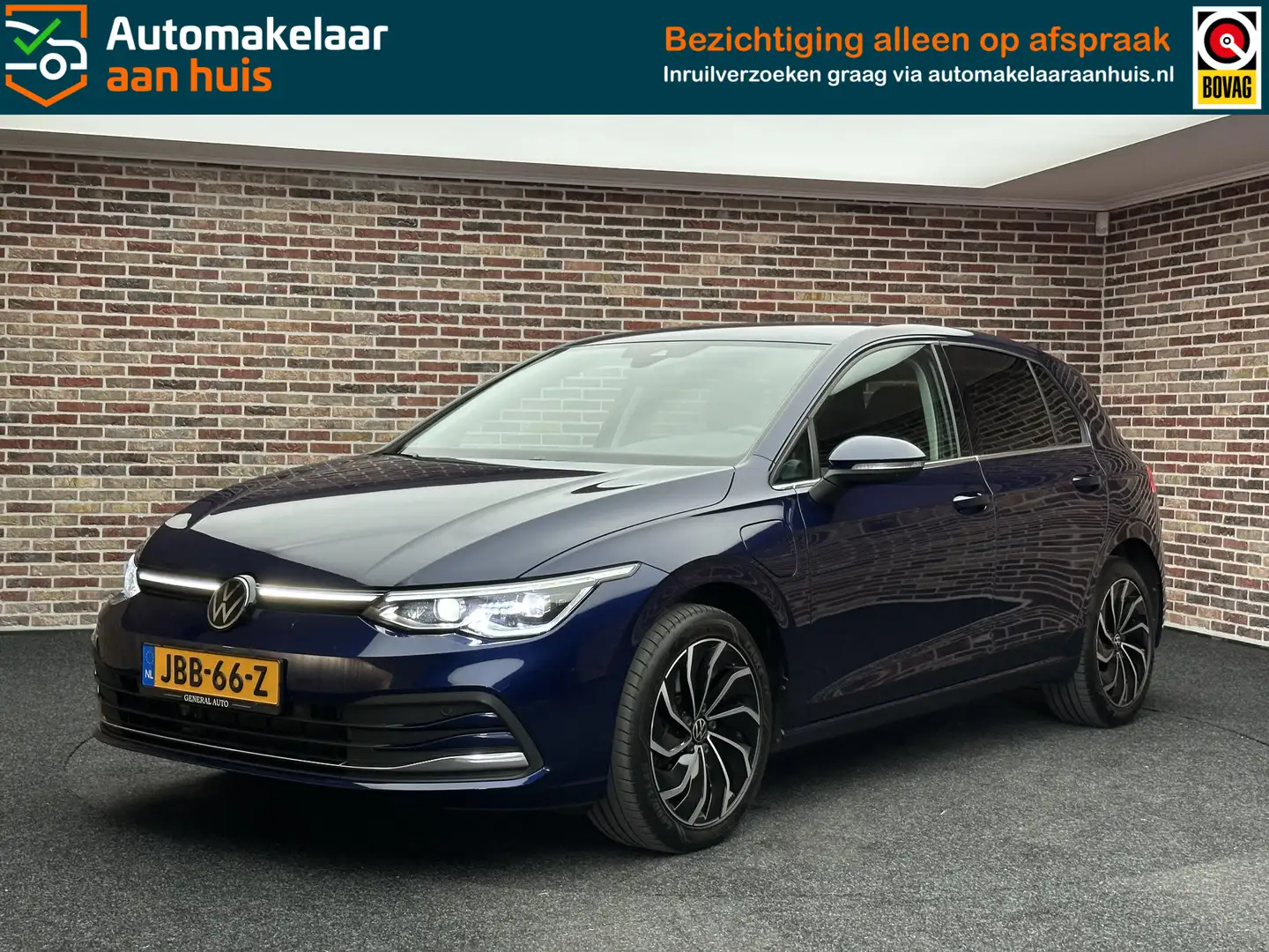 Volkswagen Golf 1.4 eHybrid Style | IQ Light| Memory| CarPlay| Sfe Blauw - 1