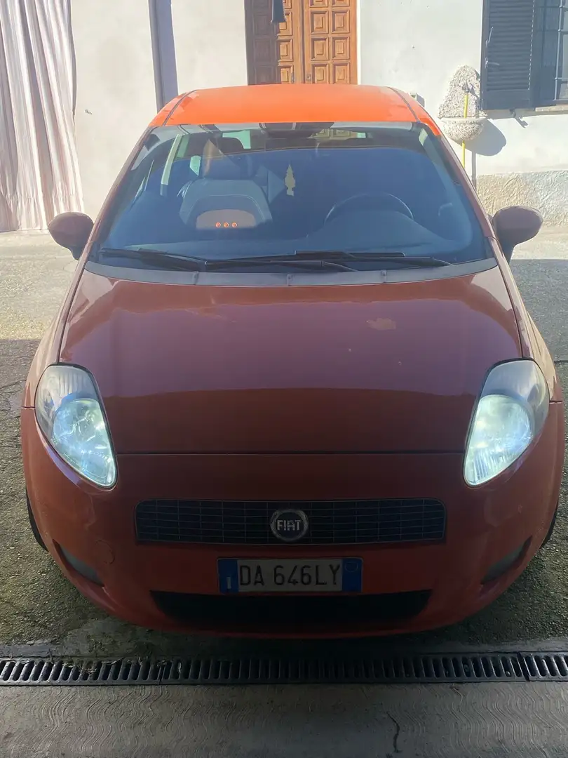 Fiat Grande Punto 1.9 sport 130cv Oranje - 1