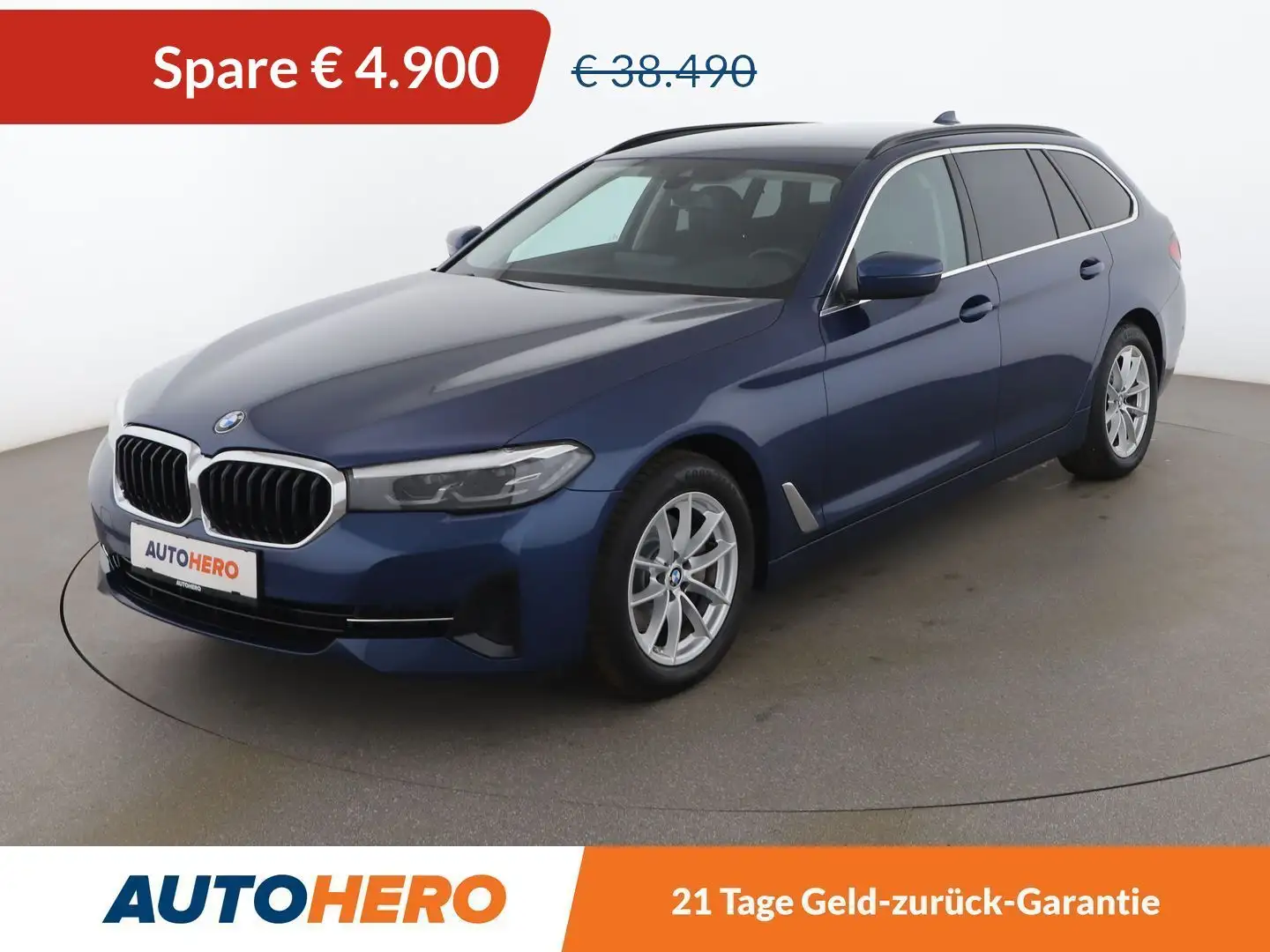 BMW 520 520d xDrive Bleu - 1