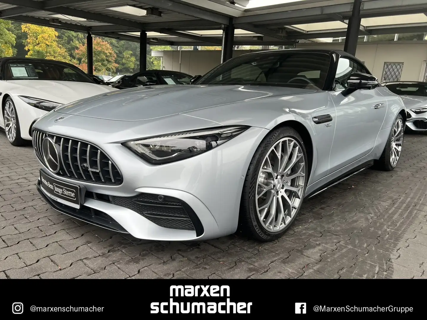Mercedes-Benz SL 43 AMG AMG SL 43 Massage+Night+DIGITAL+Burm+PremiumPlus Silber - 1