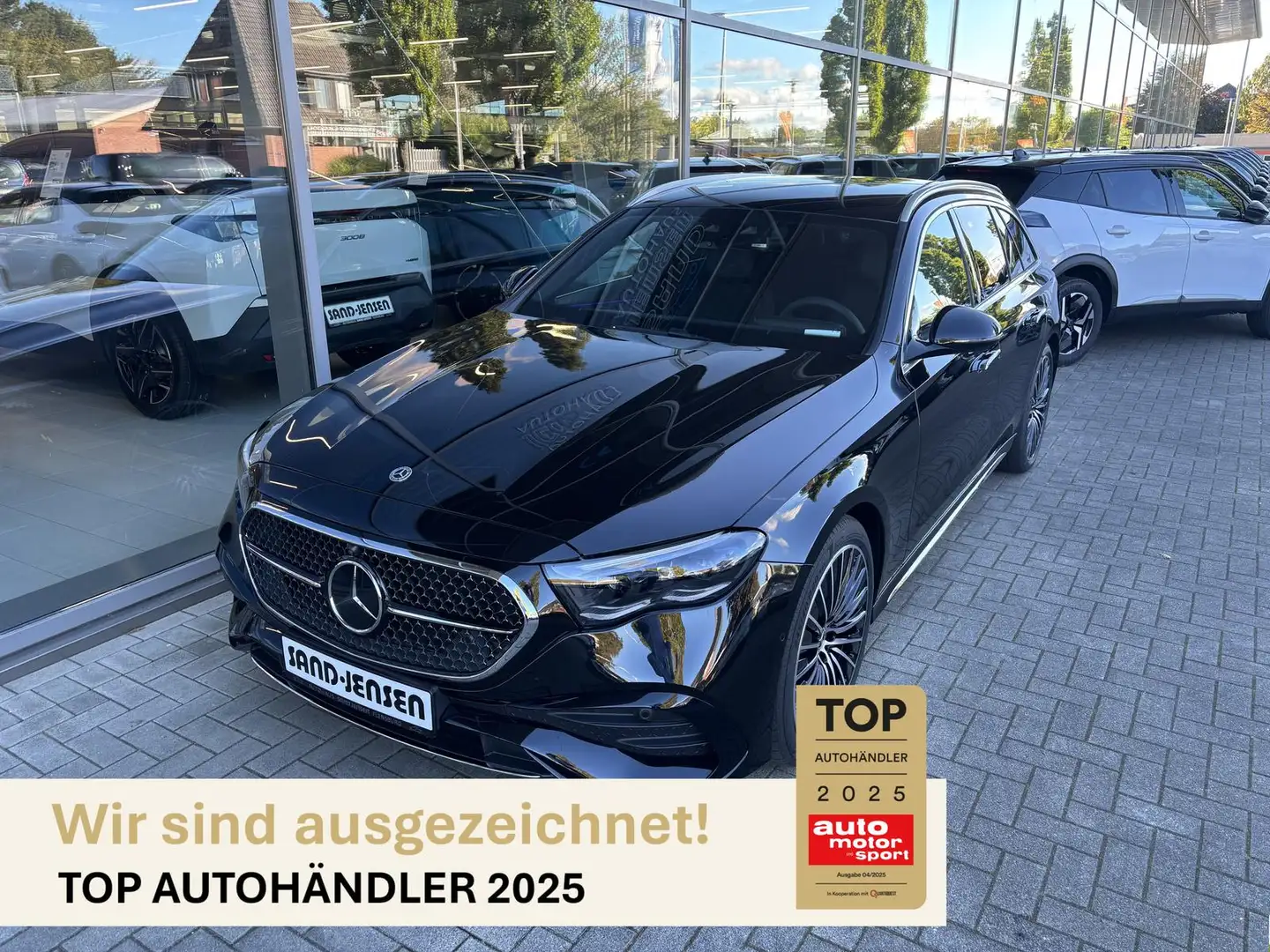 Mercedes-Benz E 220 d T-Modell AMG Line Premium AHK Fahrerass+ Schwarz - 1