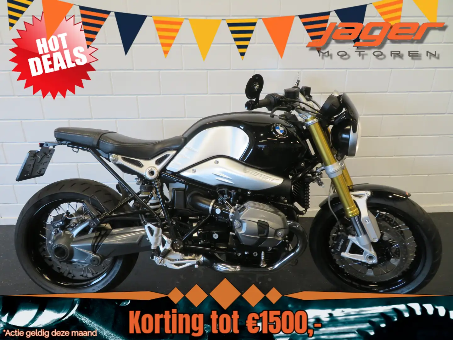 BMW R nineT ABS HISTORIE SUPERSTRAK! Zwart - 1