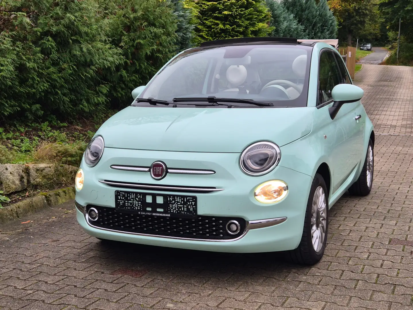 Fiat 500C 500 C 1.2 8V Lounge  *PDC*BT*M+S*TEMP*GARANTIE* Grün - 1