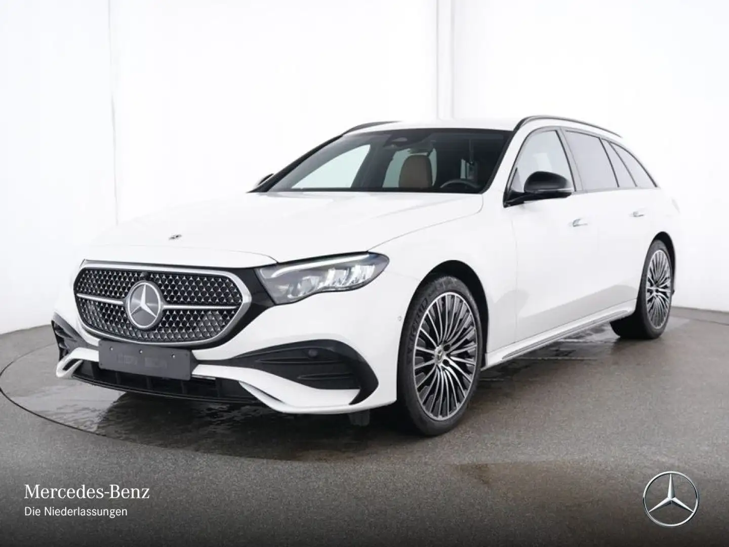 Mercedes-Benz E 300 de T 4M Hybrid AMG Airmat Burmester Distr. Weiß - 2