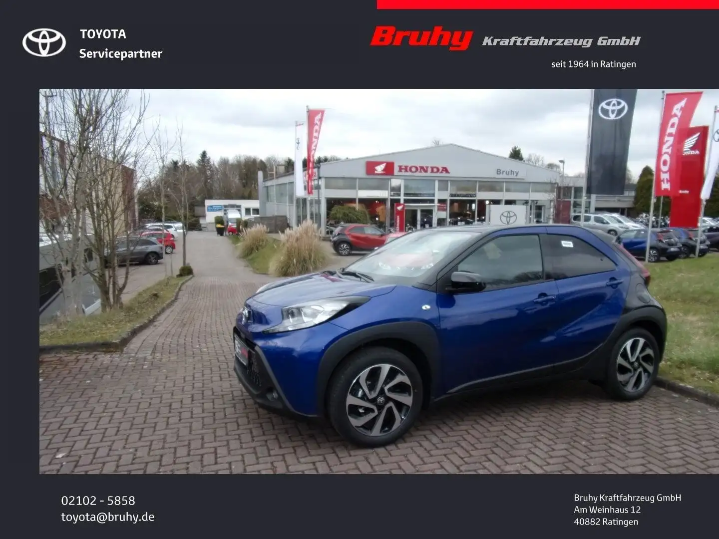 Toyota Aygo X S-CVT Teamplayer Automa. Bleu - 1